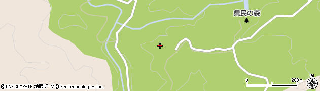 県民の森牟田山キャンプ場周辺の地図