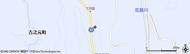 宮崎県都城市吉之元町周辺の地図