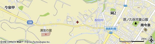 宮崎県宮崎市清武町今泉甲843周辺の地図