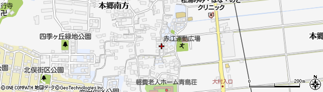 宮崎県宮崎市本郷南方2654周辺の地図