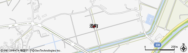 鹿児島県薩摩川内市港町周辺の地図