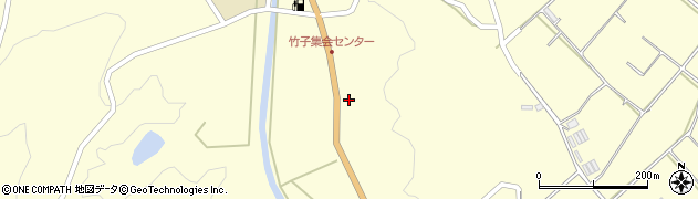鹿児島県霧島市溝辺町竹子641周辺の地図