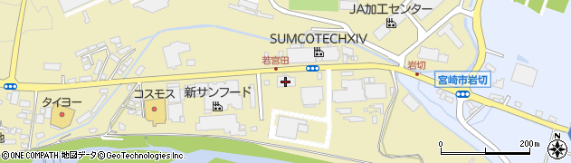 ラピステクノロジー株式会社　宮崎デザインセンター周辺の地図