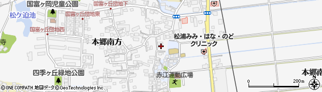 宮崎県宮崎市本郷南方2666周辺の地図