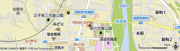 宮崎市清武総合支所周辺の地図