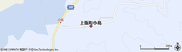 鹿児島県薩摩川内市上甑町小島98周辺の地図