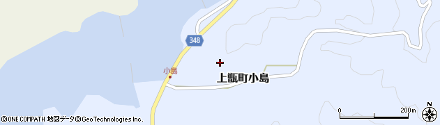 鹿児島県薩摩川内市上甑町小島周辺の地図