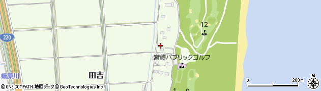 宮崎県宮崎市田吉4979周辺の地図