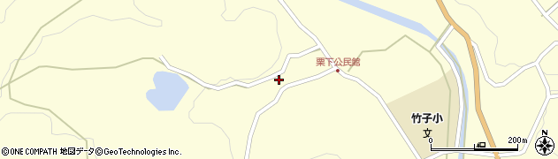 鹿児島県霧島市溝辺町竹子1009周辺の地図
