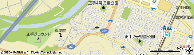 宮崎県宮崎市清武町正手３丁目43周辺の地図
