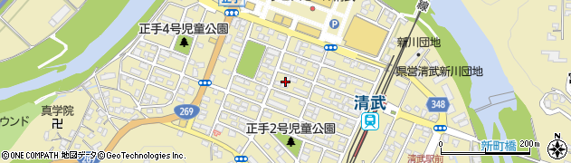 宮崎県宮崎市清武町（正手２丁目）周辺の地図