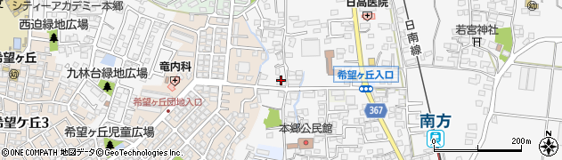 宮崎県宮崎市本郷南方4163周辺の地図