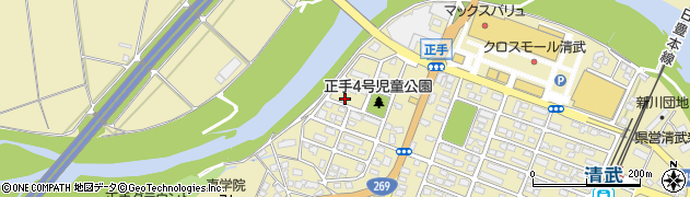 宮崎県宮崎市清武町（正手３丁目）周辺の地図