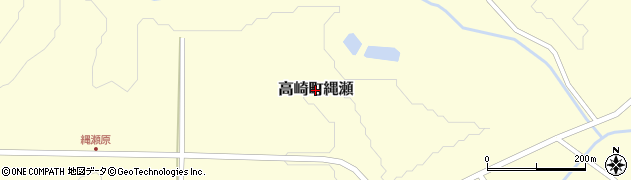 宮崎県都城市高崎町縄瀬周辺の地図