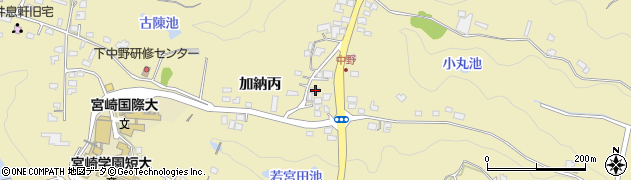 宮崎県宮崎市清武町加納丙1155周辺の地図