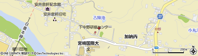 宮崎県宮崎市清武町加納丙1398周辺の地図