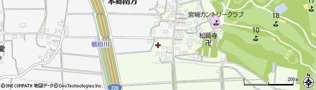 宮崎県宮崎市田吉4891周辺の地図