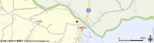 鹿児島県霧島市溝辺町竹子2475周辺の地図
