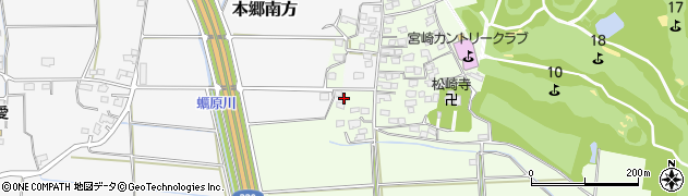 宮崎県宮崎市本郷南方701周辺の地図