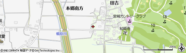 宮崎県宮崎市田吉5496周辺の地図