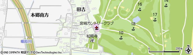 宮崎県宮崎市田吉4855周辺の地図