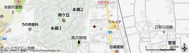 宮崎県宮崎市本郷南方4023周辺の地図
