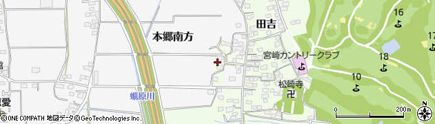 宮崎県宮崎市田吉5487周辺の地図