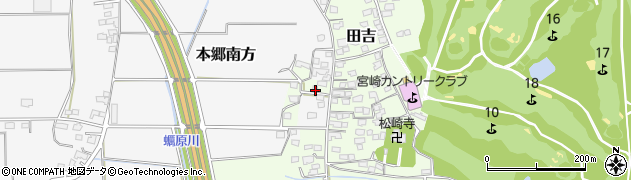 宮崎県宮崎市田吉5480周辺の地図