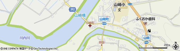 山崎町周辺の地図