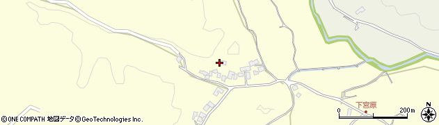 鹿児島県霧島市溝辺町竹子1900周辺の地図