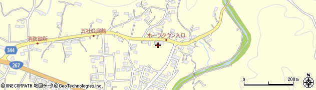 鹿児島県薩摩川内市東郷町斧渕1686周辺の地図