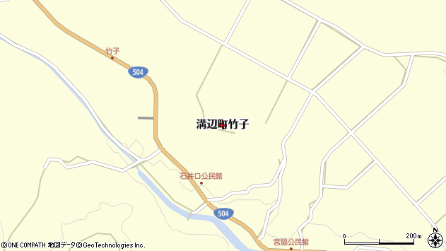 〒899-6402 鹿児島県霧島市溝辺町竹子の地図