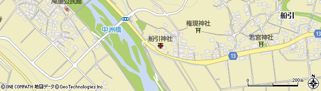 船引神社周辺の地図