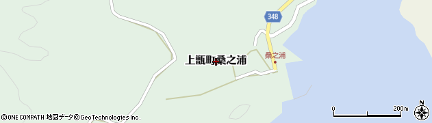 鹿児島県薩摩川内市上甑町桑之浦周辺の地図