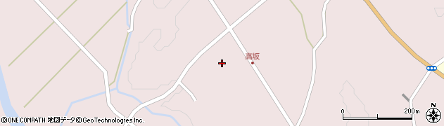 宮崎県都城市高崎町大牟田周辺の地図