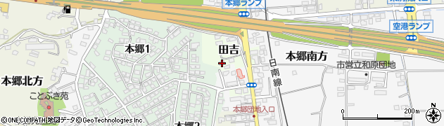 宮崎県宮崎市田吉5504周辺の地図
