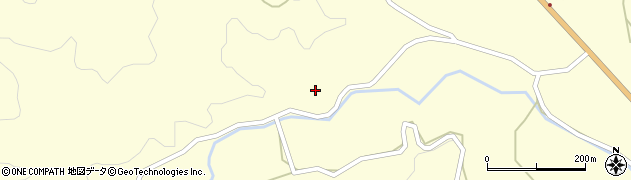 鹿児島県霧島市溝辺町竹子1462周辺の地図