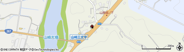 ＥＮＥＯＳ山崎中央ＳＳ周辺の地図