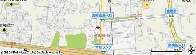 宮崎県宮崎市本郷南方3886周辺の地図