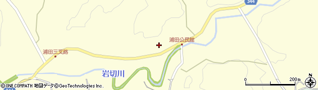 鹿児島県薩摩川内市東郷町斧渕3803周辺の地図