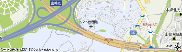松葉ヶ迫3号緑地広場周辺の地図