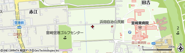 宮崎県宮崎市田吉3454周辺の地図