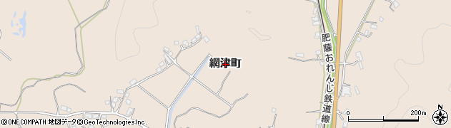 鹿児島県薩摩川内市網津町周辺の地図