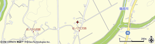 鹿児島県薩摩川内市東郷町斧渕8836周辺の地図