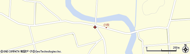 宮崎県都城市高崎町縄瀬4366周辺の地図