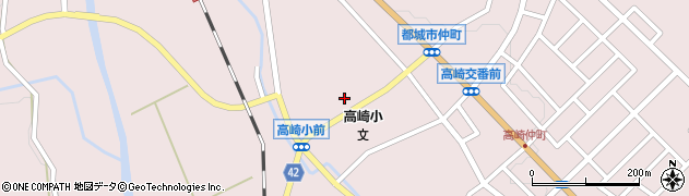 宮崎県都城市高崎町大牟田1190周辺の地図