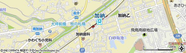 宮崎県宮崎市周辺の地図