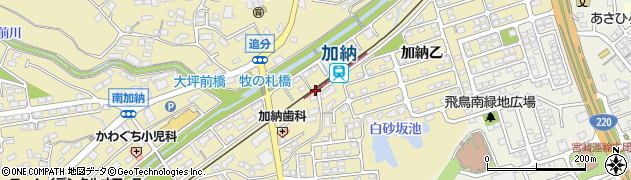加納駅周辺の地図