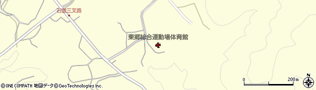 薩摩川内市東郷総合運動場体育館周辺の地図