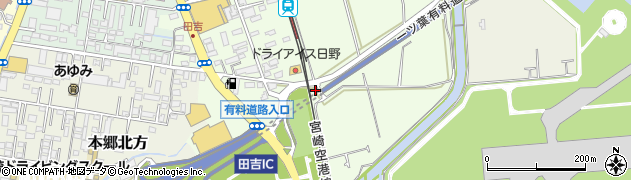 宮崎県宮崎市田吉1周辺の地図